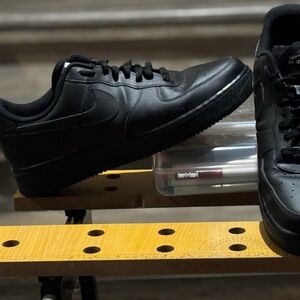 New Custom Nike Air Force One Black Size 14